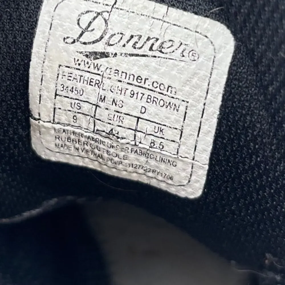 Danner Featherlight 917 Boots Shoes Men's 9 D Hiking Gorpcore GTX